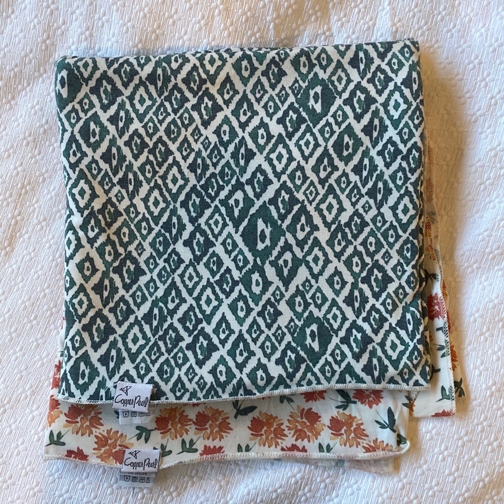 Copper Pearl Swaddle Blankets